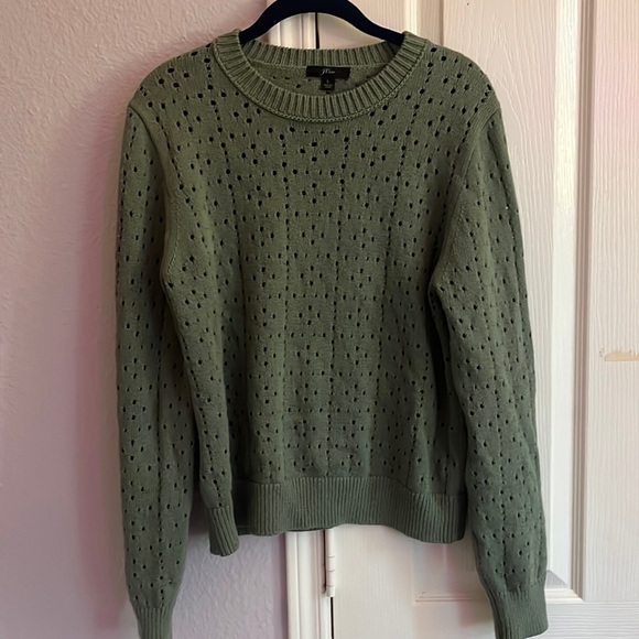 J. Crew Green Sweater - Picture 1 of 1
